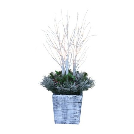 Puleo 36" Wd Porch Pot 301-BT809-36L-JB-TV